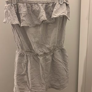 AERIE PINSTRIPE ROMPER